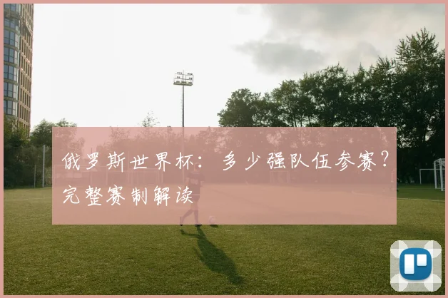 俄罗斯世界杯:多少强队伍参赛?完整赛制解读
